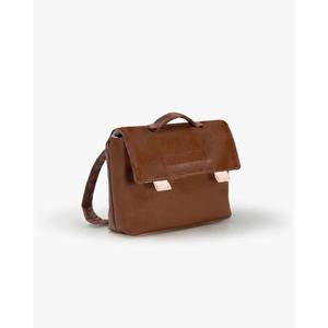 Minikane Clothing for 34cm Gordis Dolls -Vintage satchel in brown faux leather Outlet Choice