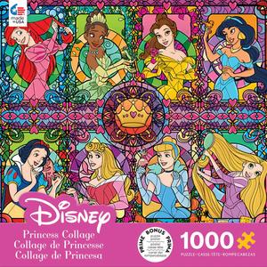 Disney Fine Art - Stained Glass Princess Collage - 1000 Piece Puzzle Cheap Sale Online