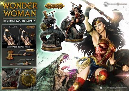 Wonder Woman Museum Masterline Wonder Woman Vs. Hydra 1/3 Scale Exclusive Statue Find Great For Sale
