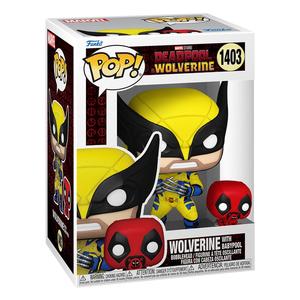Wolverine with Babypool Marvel Deadpool & Wolverine Funko POP! Vinyl Figure Cheap Pice Outlet