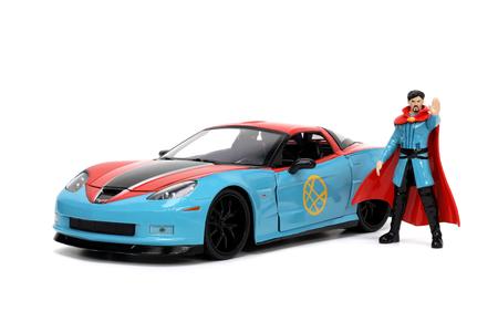 Jada Toys 1:24 Scale Hollywood Rides 2006 Corvette with Doctor Strange Figure Cheap Sale 100% Original