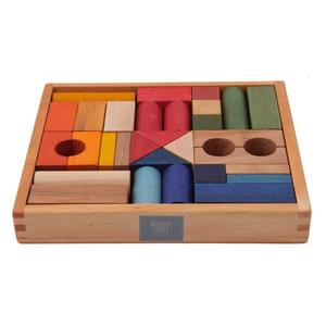Rainbow Blocks 30pcs Free Shipping High Quality