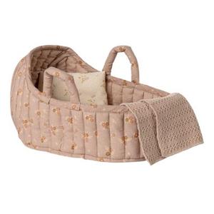 Maileg Carry cot, Large - Rose View For Sale