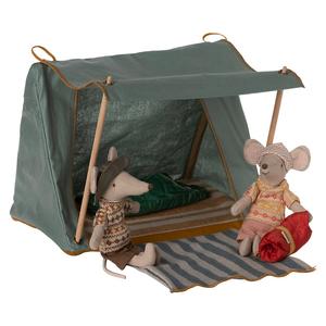 Maileg Happy Camper Tent - Mouse With Mastercard Cheap Pice