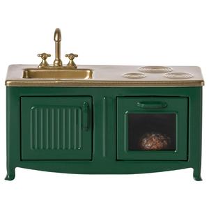 Maileg Kitchen Mouse - Dark Green Collections Online