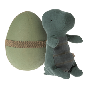 Maileg Gantosaurus in Egg Small - Dark Petrol With Mastercard Online