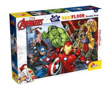 Puzzle Avengers 108 Pezzi con Tessere Grandi Doppia Faccia con Lato da Colorare Genuine Online