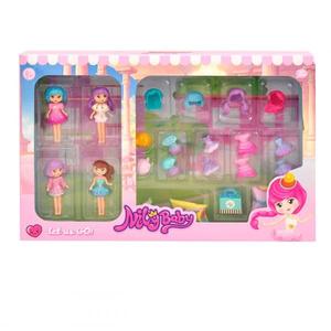 Playset Mini Bambole con Vestiti e Accessori Pay With Visa Sale Online