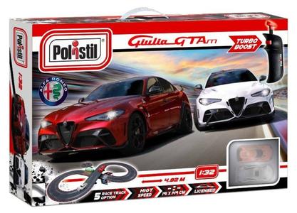 Polistil Pista Elettrica Giulia GTAm, Macchinine Scala 1:32 Discount Low Pice