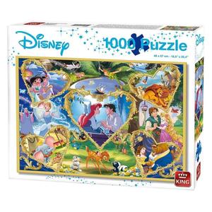 Puzzle Disney Cartoni Famosi 1000 pezzi Discount Best Seller