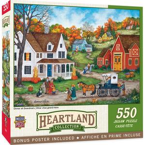 Heartland Collection - Dinner at Grandmas - 550 Piece Puzzle Outlet Clearance Store