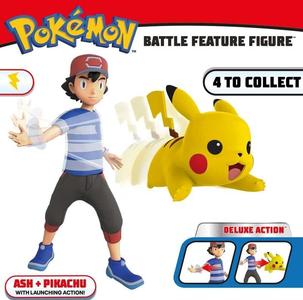 Pokemon Battle Figure 12cm Personaggio Ash e Pikachu Footlocker For Sale