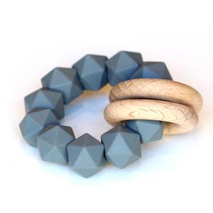 Abby Teething Rattle - Storm Clouds Big Discount Cheap Pice