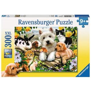 Happy Animal Buddies - 300 Piece XXL Puzzle Discounts Sale Online