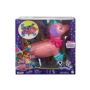 Polly Pocket Festa dei Cuccioli, Playset con 25 Sorprese e due bamboline Outlet New