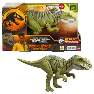 Jurassic World Epic Evolution Wild Roar Ceratosaurus Action Figure Free Shipping Fast Delivery