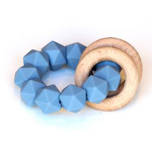 Abby Teething Rattle - Slate Cheap Sale Footlocker Pictures