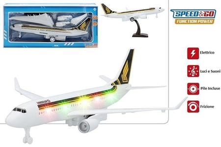 Aereo di Linea 40cm con Luci e Suoni Cheap Excellent