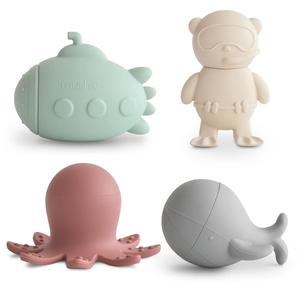 Mushie Sealife Mold Free Bath Play Set - 4 Pack Cheap Low Pice Fee Shipping