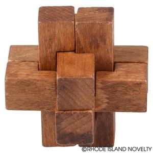 1.75" Wooden Brainteaser Online Cheap Quality