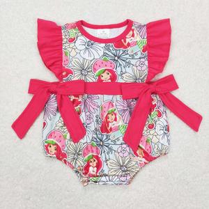 Pre-order RTS from Supplier Strawberry Cake Romper Free Shipping Best Place