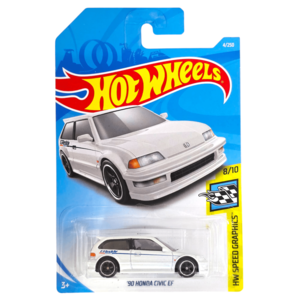 Hot Wheels - '90 Honda Civic EF - 2019 *Super Treasure Hunt* Outlet Recommend