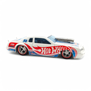 Hot Wheels - '86 Ford Thunderbird Pro Stock - 2012 The Hot Ones Series *Real Riders Custom* Finishline