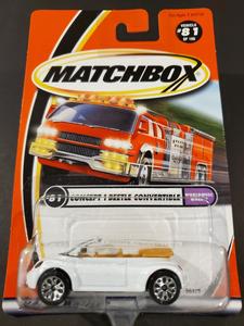 Matchbox - Concept 1 Beetle Convertible - 2000 Free Shipping Perfect