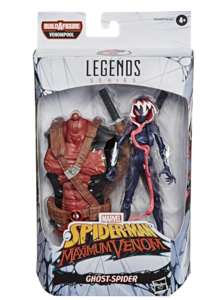 Marvel Legends Spider-Man Maximum Venom Ghost Spider 6" Action Figure How Much