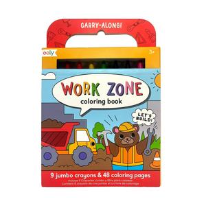 Carry Along Crayons & Coloring Book |  Work Zone Sale High Quality