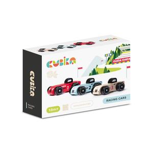 Cubika Wooden Vehicle Set Racing Cars Recommend Cheap Pice
