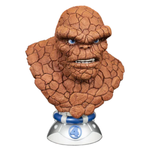 Marvel Legends Thing 1/2 Scale Limited Edition Bust Genuine For Sale