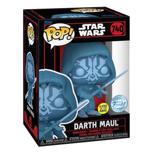 Darth Maul (Holo) Star Wars Dark Side Glow In The Dark Funko POP! Vinyl Figure Discount 2025 Newest