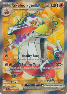 Pokemon - Skeledirge ex - 233/193 - Full Art Secret Rare - Scarlet & Violet: Paldea Evolved Series Sale Exclusive