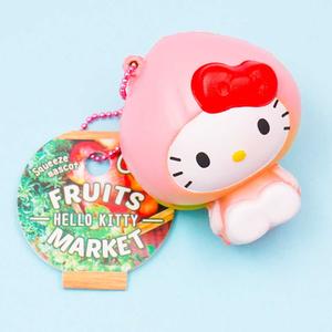 Hello Kitty Peach Squishy Charm Genuine Online