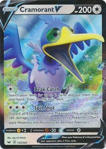 Pokemon - Cramorant V - 155/202 - Ultra Rare - Sword & Shield: Base Set Series Cheap Lowest Pice
