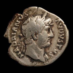 Rome, Emperor Hadrian, Silver Denarius, Diana Reverse - 124 to 125 CE - Roman Empire Clearance Supply