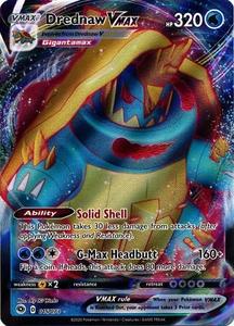 Pokemon - Drednaw VMAX - 015/073 - Ultra Rare - Champion's Path Series Free Shipping With Credit Card