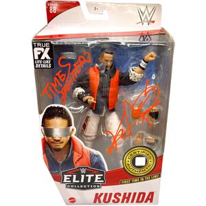 Kushida Series 88 WWE Elite Figure-Autographed Cheap Low Pice Fee Shipping