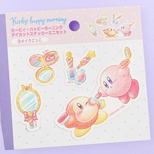 Kirby Happy Morning Die-Cut Sticker Set Free Shipping Supply