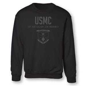 1st Battalion 5th Marines Tonal Sweatshirt Outlet Official Site