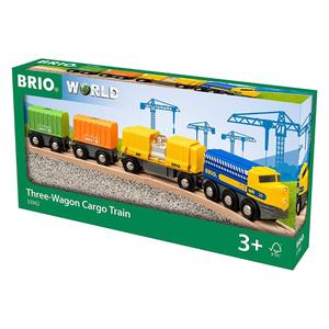 Brio Three Wagon Cargo Train Perfect Cheap Pice