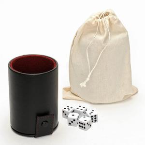 Black Vinyl Dice Cup with Dice and Storage Outlet Websites