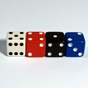 100 Pack Opaque Assorted Colored Dice Discount Explore