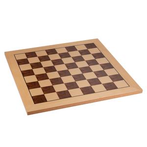 Natural Camphor & Burl Wood Chess Board with Black Border - 19 inches Outlet Manchester