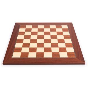 Deluxe Mahogany Wood Chess Board – Handmade in Spain, 22 in. Outlet 2025 New