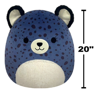 Squishmallows 20" Spotts Navy Blue Cheetah Fast Delivery Online