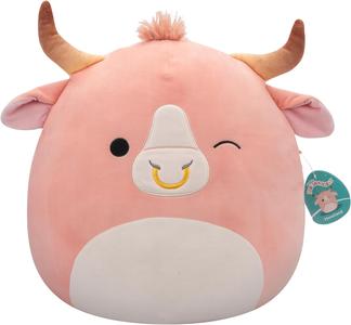 Squishmallows 16'" Peach Brahma Bull Plush Manchester Great Sale Online