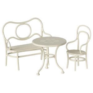 Maileg Café set, Mouse, Small - Off white Cheap Sale