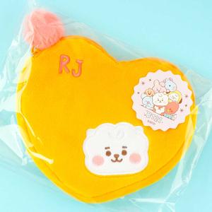 BT21 Fluffy Heart Pouch With Chocolate - RJ Cheap Sale Purchase